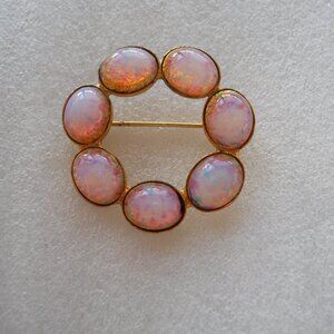 Vintage - Opal Glass Pin  12-30